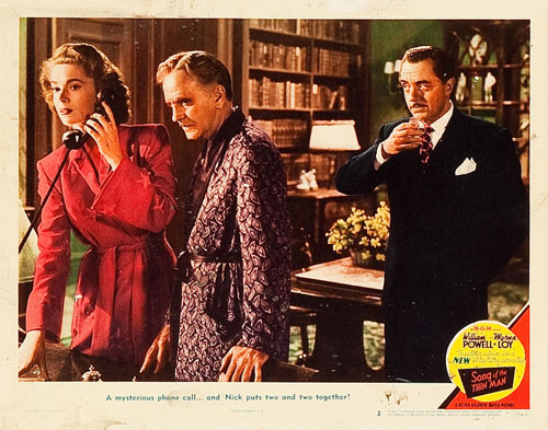 song of the thin man lobby card #2