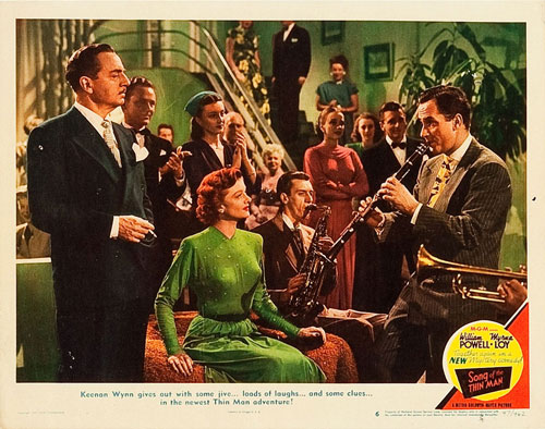 song of the thin man lobby card #6