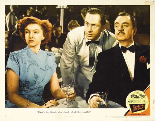 song of the thin man lobby card #7