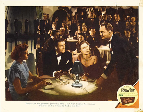 song of the thin man lobby card #8
