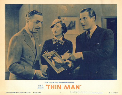 the thin man title lobby card re-release lobby card 1