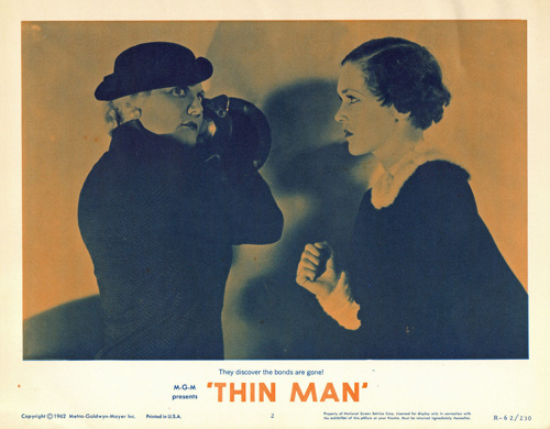 the thin man lobby card re-release lobby card 2