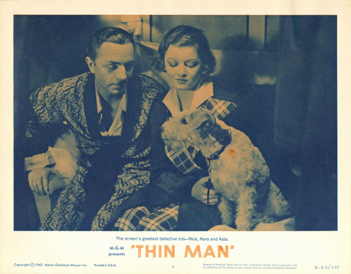 the thin man lobby card re-release lobby card 4