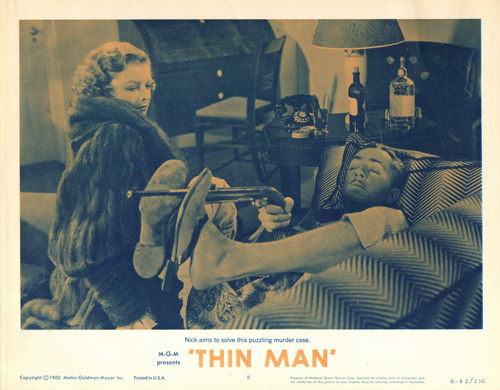 the thin man lobby card re-release lobby card 8