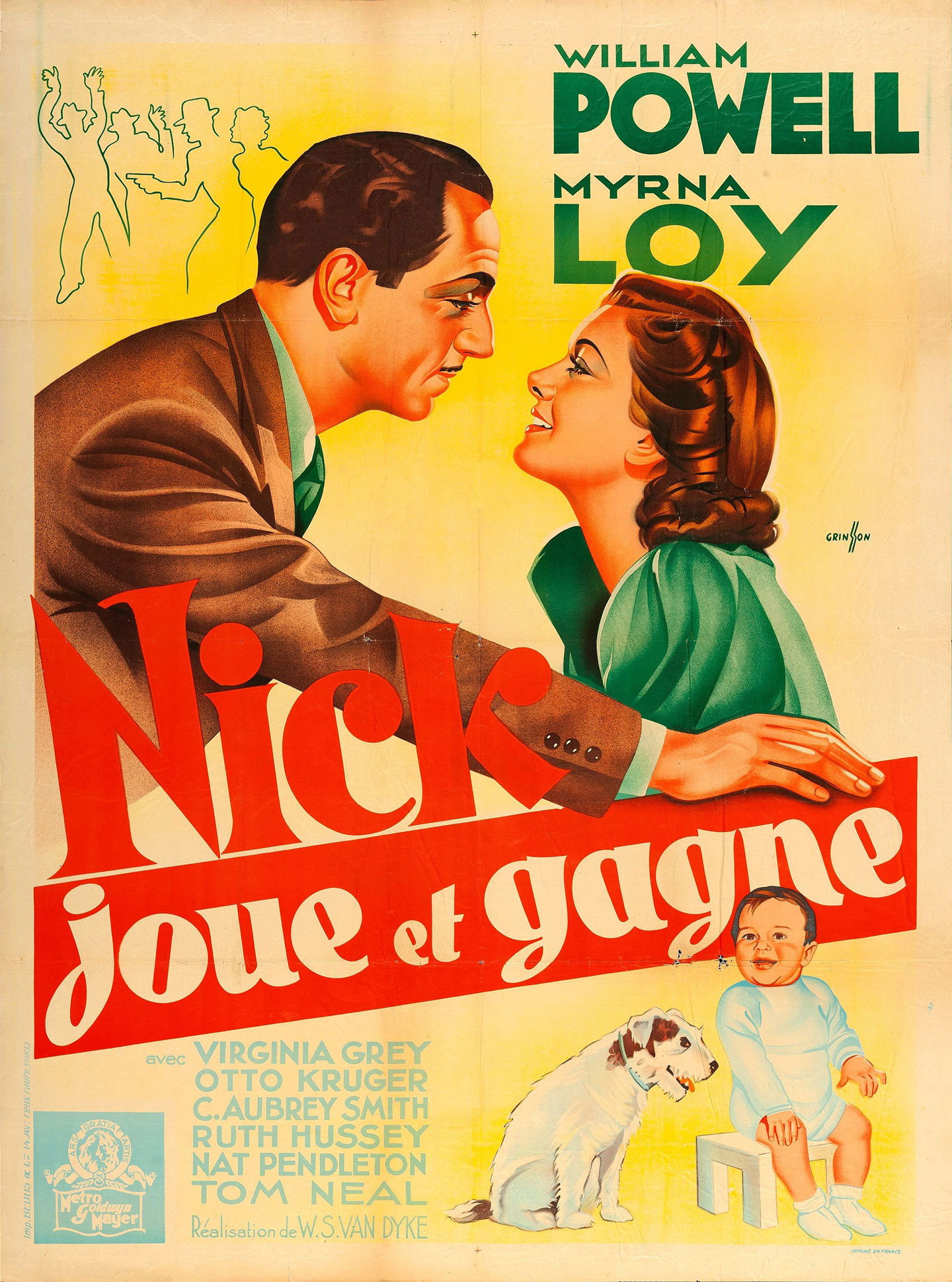 another thin man french grande movie poster