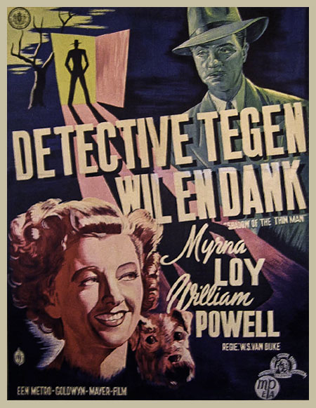 shadow of the thin man dutch movie poster