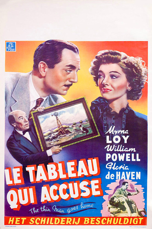 the thin man goes home belgium movie poster